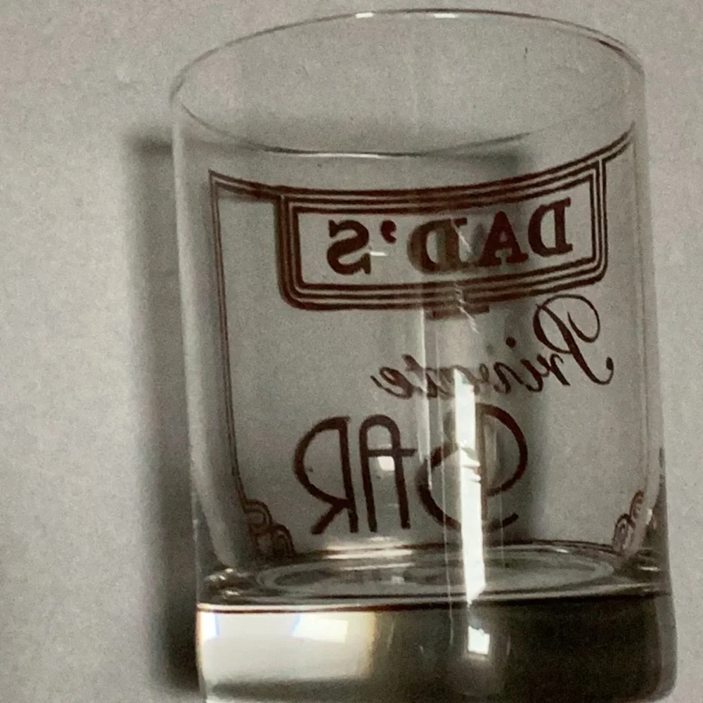 Dad’s Private Bar Drinking Glass‎